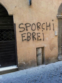 Graffiti in Rome: Dirty Jews